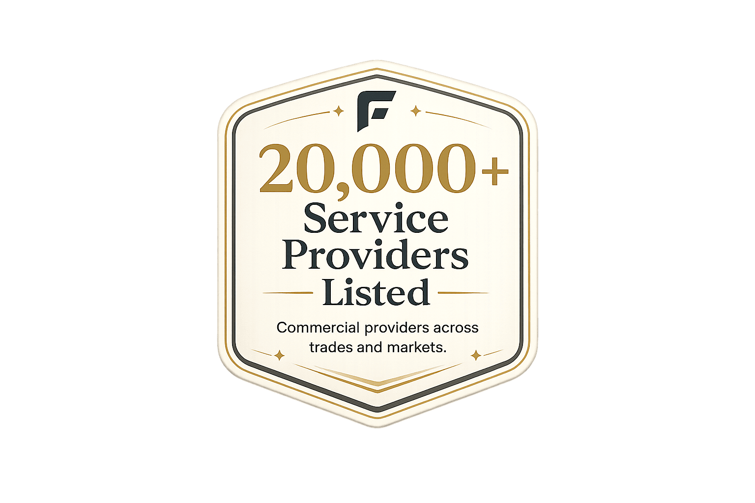 20,000+ service providers listed